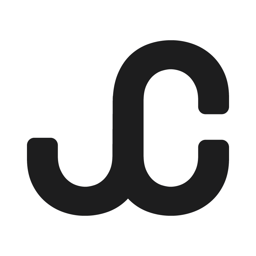 Joshua Davis - jc__acre_brand Stylized black logo featuring the letters "S" and "C" intertwined, representing a modern and minimalist design aesthetic.